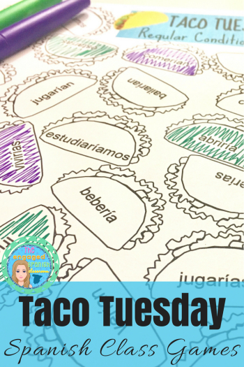 Taco Tuesday, Spanish class games, The Engaged Spanish Classroom ...