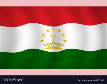 tajikistan flag background