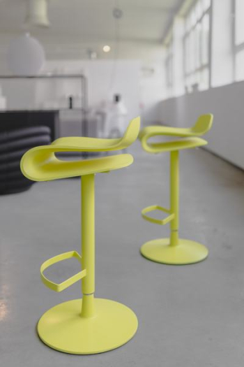 Tall yellow bar stool - Modern designer Bar chair Tall yellow bar stool - Modern designer Bar chair