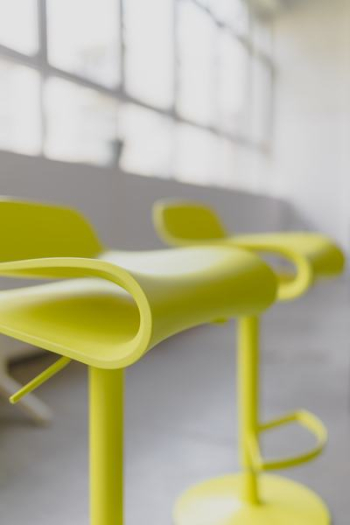Tall yellow bar stool - Modern designer Bar chair Tall yellow bar stool - Modern designer Bar chair