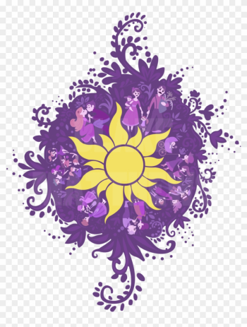 Tangled Sun Clipart - Rapunzel Sun