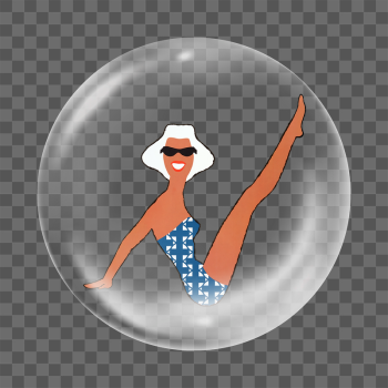 Tanned woman png summer sticker, | Free PNG - rawpixel