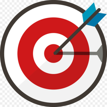 Target market Target audience Marketing Advertising - Vector dead on target 