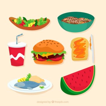 Tasty and varied foodstuffs Tasty and varied foodstuffs