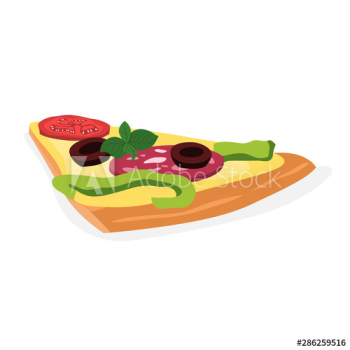 Tasty delicious pizza slice Tasty delicious pizza slice