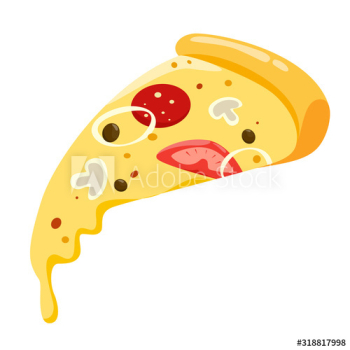 Tasty delicious pizza slice Tasty delicious pizza slice