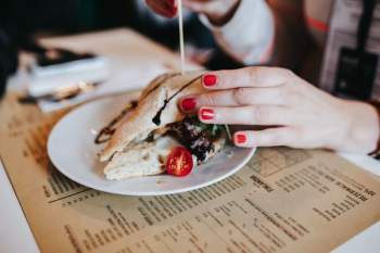 Tasty vegetable sandwich with drinks Tasty vegetable sandwich with drinks