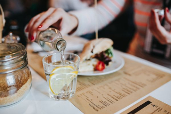 Tasty vegetable sandwich with drinks Tasty vegetable sandwich with drinks