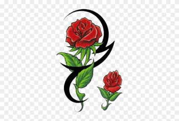Tattoo Rose - Rose With Tribal Tattoo Tattoo Rose - Rose With Tribal Tattoo