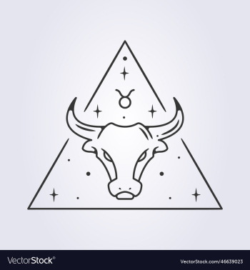 taurus zodiac astrology horoscope line art taurus zodiac astrology horoscope line art