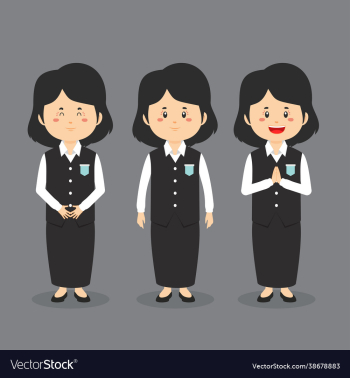 teacher character with various expression teacher character with various expression
