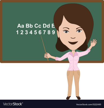 Teacher vector image Teacher vector image