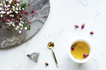 Teacup With Petals Teacup With Petals