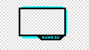 Teal and black border, Twitch Webcam Camera Frames Open Broadcaster Software, Webcam transparent background PNG clipart