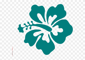 Teal Hibiscus Clip Art At Vector Clip Art - Teal Hibiscus Flower Teal Hibiscus Clip Art At Vector Clip Art - Teal Hibiscus Flower