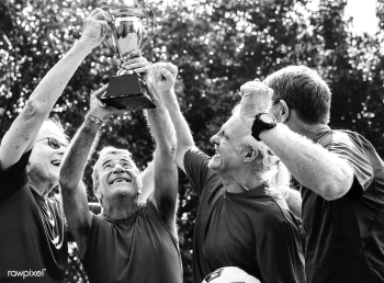 Team of mature football players winning the c.. | Free stock photo - 416720 Team of mature football players winning the c.. | Free stock photo - 416720