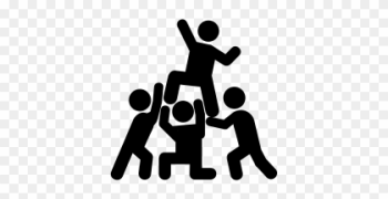 Team Work - Teamwork Icon Black And White Team Work - Teamwork Icon Black And White