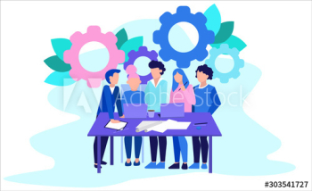 Teamwork concept illustration Teamwork concept illustration