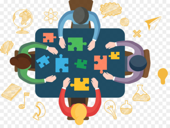 Teamwork Illustration - Team work vector illustration Teamwork Illustration - Team work vector illustration