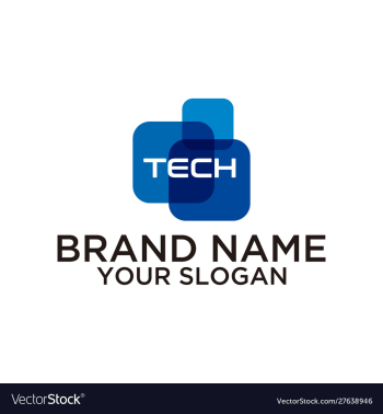 Tech logo vector image Tech logo vector image