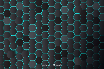 Technological honeycomb background in blue Free Vector Technological honeycomb background in blue Free Vector