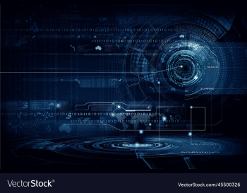 technology background futuristic technology ai