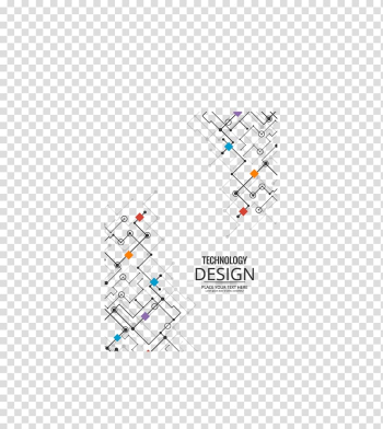 Technology design text, Technology Line Euclidean , Black lines geometric background transparent background PNG clipart