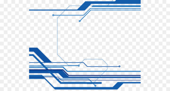 Technology Euclidean vector - Blue Line border Technology Euclidean vector - Blue Line border