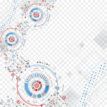 Technology Euclidean vector Line - Dynamic fashion technology background 