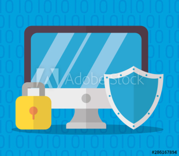 technology internet security flat design technology internet security flat design