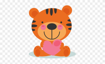 Teddy Clipart Tiger - Cat Card Svg Cutting File Free