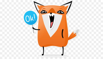 Telegram Canidae Sticker WhatsApp Clip art - cartoon fox Telegram Canidae Sticker WhatsApp Clip art - cartoon fox