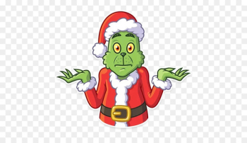 Telegram Grinch Sticker Christmas tree Clip art - christmas tree 