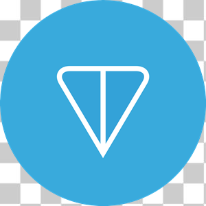 Telegram Open Network Logo Vector