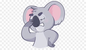 Telegram Sticker Koala Clip art Marsupial - koala Telegram Sticker Koala Clip art Marsupial - koala