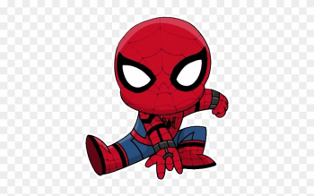 Чиби Telegram Sticker - Spiderman Homecoming Coloring Pages Chibi