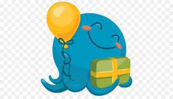 Telegram VKontakte Sticker Octopus Emoji - Telegram VKontakte Sticker Octopus Emoji -