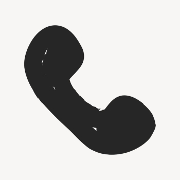 Telephone icon collage element, black | Free Icons - rawpixel Telephone icon collage element, black | Free Icons - rawpixel