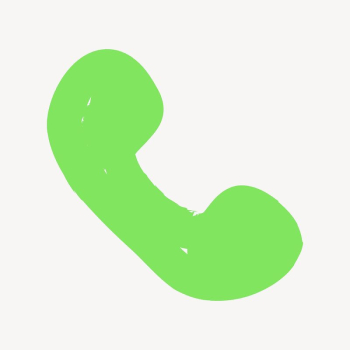 Telephone icon collage element, green | Free Icons - rawpixel Telephone icon collage element, green | Free Icons - rawpixel