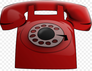 Telephone Rotary dial Website Clip art - Red Phone Cliparts png ...