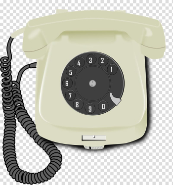 Telephone , White phone transparent background PNG clipart