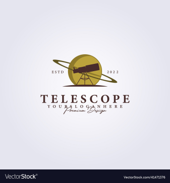 telescope space planet astronomy logo telescope space planet astronomy logo