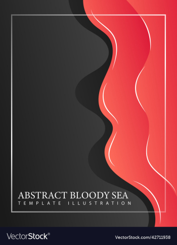 template abstract bloody sea template abstract bloody sea