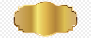 Template Label Clip art - Gold Label Template Clipart PNG Image 