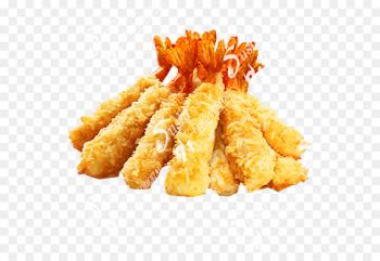 Tempura Fried shrimp Fried chicken Chicken fingers Chicken nugget - shrimps 