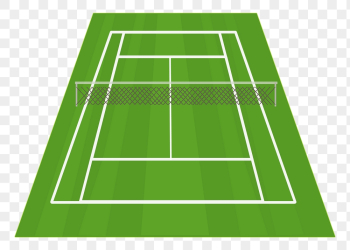 Tennis court png sticker clipart, | Free PNG - rawpixel