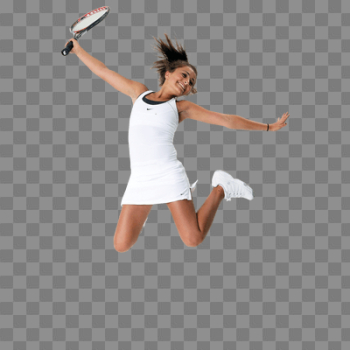 Tennis Woman Happy Jump transparent PNG - StickPNG Tennis Woman Happy Jump transparent PNG - StickPNG