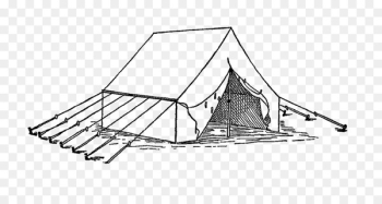Tent Poles & Stakes Camping Digital stamp Clip art - bohemian tent 