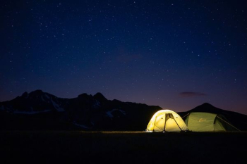 tent with light tent with light