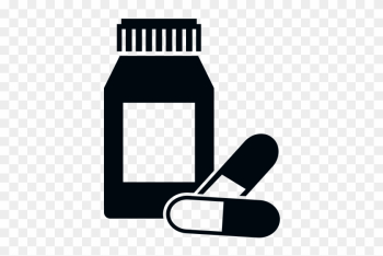 Test Bottle Png - Medications Clipart Black And White